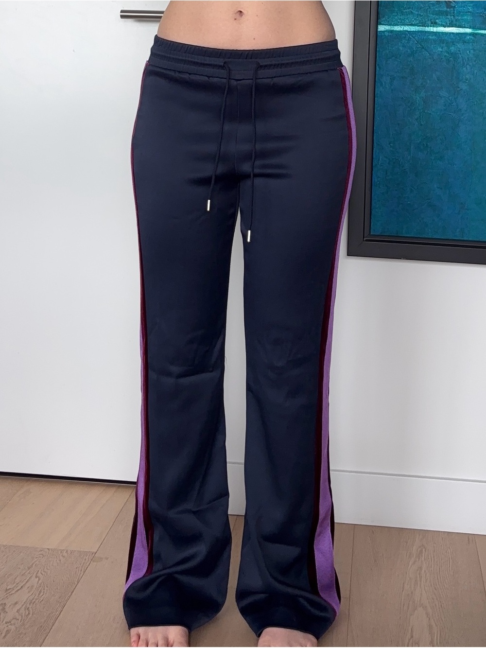 Sandra Paris Navy Track Pants